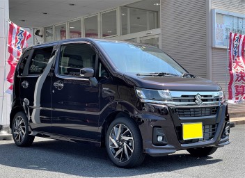 君津市にお住いのJ様に、ワゴンRカスタムZをご納車いたしました。